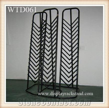 Loose Stone Rack Waterfall Flooring Wood Displays Waterfall Hardwood Rack Wing Wood Stand Tile Frame Gravel Slate Onyx Displays Grey-Granite Displays Vinyl Racks Paging Rack Marble Plant Stand