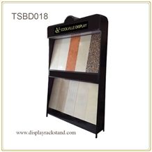 Marble-Blocks Sliding Displays Racks Limestone Wing Displays Tower Sandstone Sliding Floor Display Racks for Slate Tile Showroom Display Frames