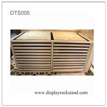 New Style Stone Sample Display Tower Black-Galaxy-Granite Racks Floor Metal Brazil-Granite Displays Fixture Stands Steel Shelves for Ceramic Tiles