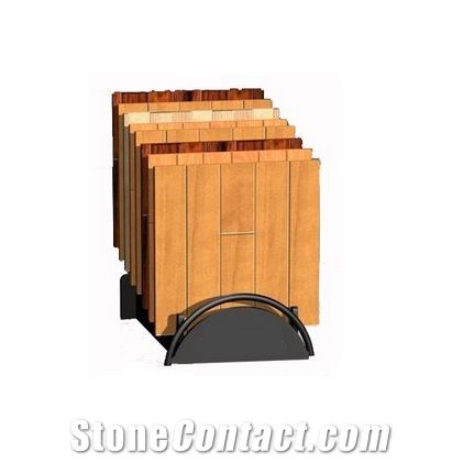 Page Turning Frame Hardwood Rack Waterfall Display Wing Rack Sample Frame Metal Display for Exhibition Tile Stand Ceramic Rack Flooring Display Free Standing Stone Display Metal Steel Hardwood Rack