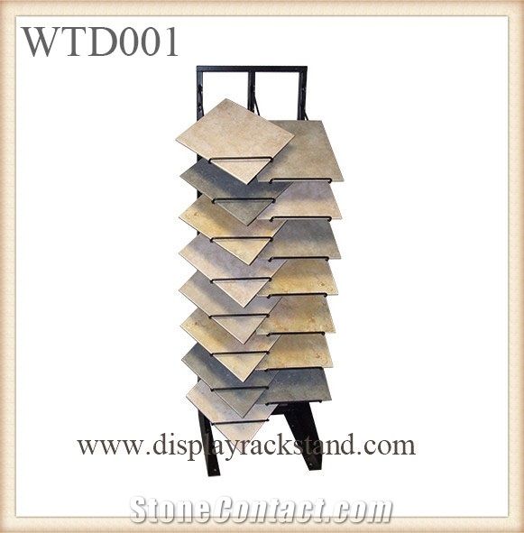 Quartzite Racks Rotating Waterfall Vinyl Rack Wood Flooring Fixture Granite Frame Onyx Stone Shelf Tile Shelf Limestone Towers Mosaic Towers Marble Displays Cabinet Sandstone Displays Shelving Trades