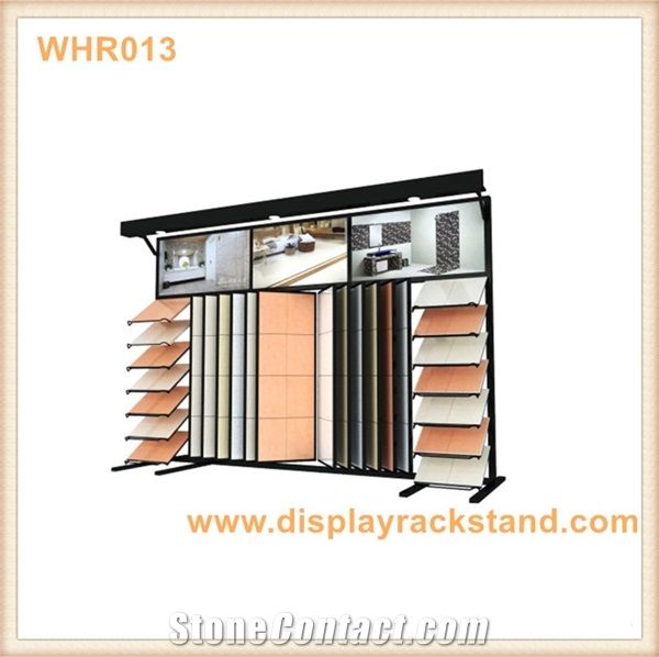 Quartzite Racks Rotating Waterfall Vinyl Rack Wood Flooring Fixture Granite Frame Onyx Stone Shelf Tile Shelf Limestone Towers Mosaic Towers Marble Displays Cabinet Sandstone Displays Shelving Trades