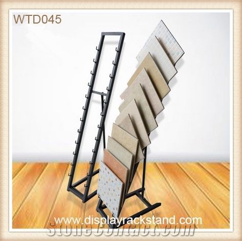 Standing Tile Displays Marble Displays Stone Towers Mosaic Shelf Quartzite Stands Granite Racks Hardwood Displays Ceramic Cabinets Limestone Displays Metal Racks Stand Loose Tile Displays