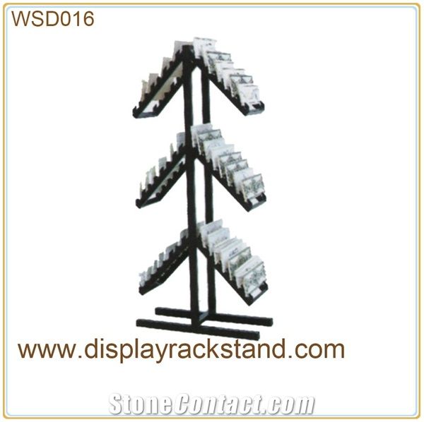 Stone Free Standing Granite Racks Onyx Displays Flooring Displays Waterfall Racks Wing Racks Marble Shelving Tradeshow Displays Fixture Laminated Displays Floor Stand Tile Racks Hardwood Displays