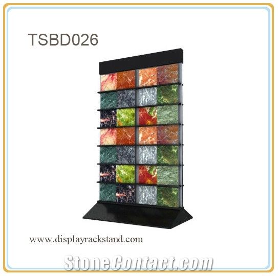 Stone Sample Displays Racks Tile Sample Stands Brazil-Granite Sample Metal Displays Slab Marble Free Standing Travertine Sample Display Stands