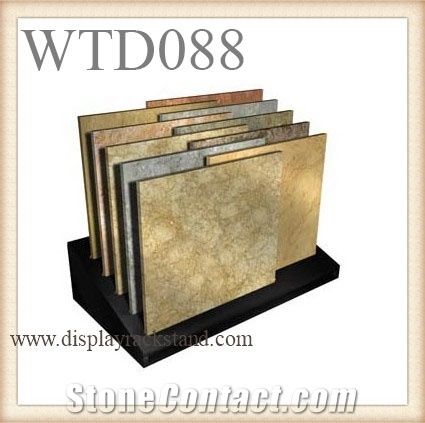 Stone Sample Stands Labradorite Showroom Display Racks for Pakistan-Marbletiles Granite Metal Sample Tile Racks Marble-Blocks Stands Displays