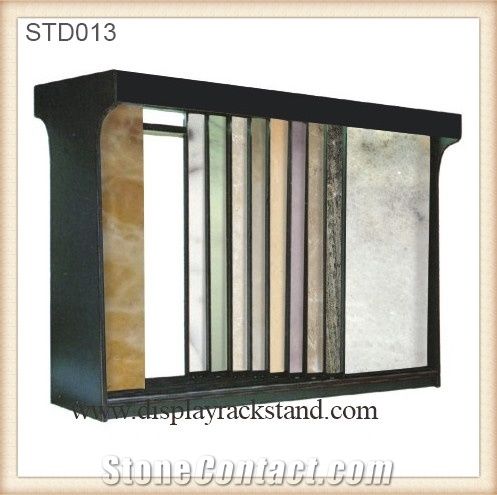 Tile Displays Stands Marble Granite Tile Sliding Display Racks for Showroom Metal Hanging Display Racks for Stone