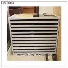 Tile Sample Display Racks Granite-Slabs Sample Floor Displays Racks Marble Stands Travertine Showroom Display Shelves for Granite Sample