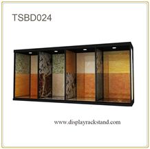 Tile Sample Displays White-Marble Sample Stands Granite Tile Sample Display Racks Travertine Sample Showroom Metal Display Racks