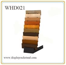 Waterfall Hardwood Displays Exhibition Stand Slab Display Ceramic Frame Tile Rack Free Standing Fixture for Exhibition Stone Case Ceramic Metal Steel Shelf Stone Frame Racks for Showroom Stand