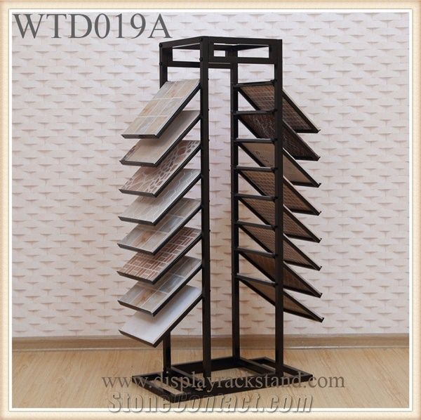 Waterfall Tile Displays Marble Displays Stone Towers Mosaic Shelf Quartzite Stands Granite Racks Hardwood Displays Ceramic Cabinets Limestone Displays Wing Racks Metal Racks