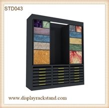 White-Marble Displays Iron Racks Display Systems Limestone Racks Sliding Stands Granite-Slabs Displays Mosaic Displays Showroom Display Racks