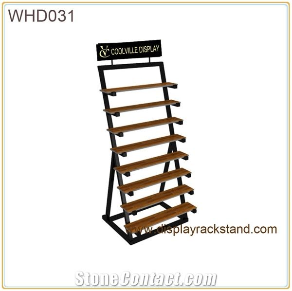 Wing Displays Vinyl Stands Stone Racks Granite Frame Panel Sample Board Shelf Custom Displays Marble Shelf Ceramic Displays Tombstone Displays Stands Sandstone Racks Hardwood Block Stands