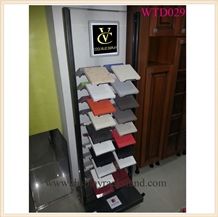 Wing Stands Stepwise Stone Rack Hardwood Suitcase Wood Tile Display Tiles Showroom Display Painting Storage Rack Vinyl Racks Laminated Display Granite Tile Frame Stands Wheel Travertine Displays Cabin