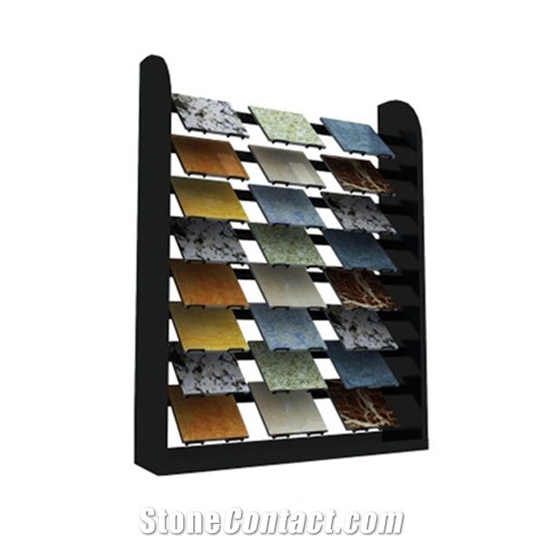 Wire Frames Sliding Display Racks for Ceramic Tile Stone Hardwood
