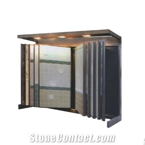 Wire Frames Sliding Display Racks for Ceramic Tile Stone Hardwood
