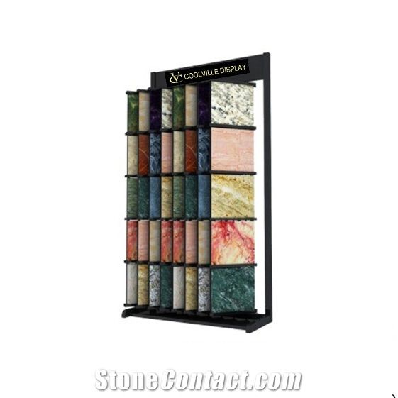 Wire Frames Sliding Display Racks for Ceramic Tile Stone Hardwood