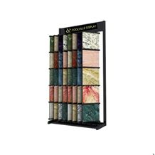 Wire Frames Sliding Display Racks for Ceramic Tile Stone Hardwood