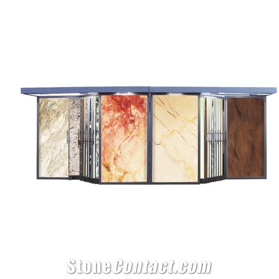 Wire Frames Sliding Display Racks for Ceramic Tile Stone Hardwood