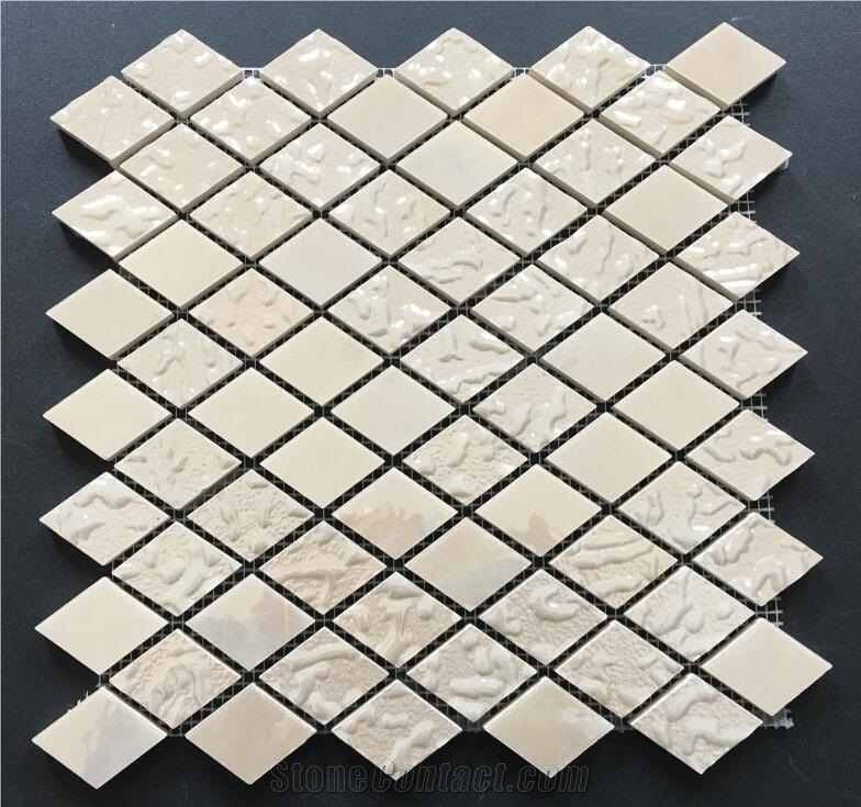 Kitchen Backsplash Glass Ceramic Mosaic