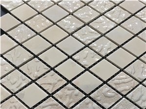 Kitchen Backsplash Glass Ceramic Mosaic
