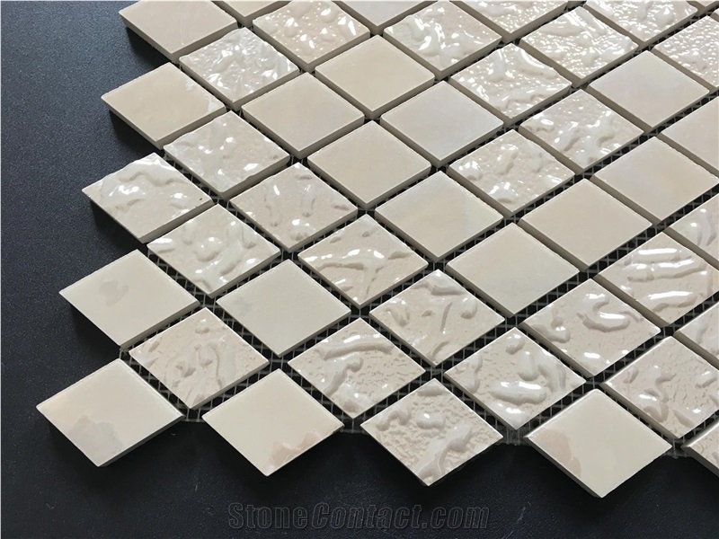 Kitchen Backsplash Glass Ceramic Mosaic