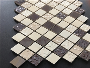 Microcrystal Glass Ceramic Mosaic Tile for Wall,Kitchen Decorate Material
