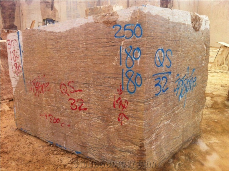 Walnut Travertine Blocks