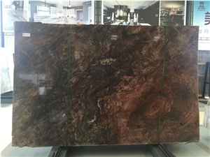 Fusion(Red)/Fusion Quartzite/Silk Road/Multicolor/Brazil/For Countertops, Mosaic, Exterior - Interior Wall and Floor Applications, Fountains, Pool
