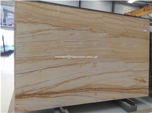 Hot Sales Products Polsihed Golden Macauba Quartzite, Gloden Quartzite, Yellow Quartzite Slab& Tiles & Cut to Size for Wall and Floor.