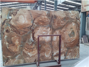 Lowest Price High Quality Brazil Polished/Yellow Quartzite/ Palomino Quartzite Slabs & Tiles & Cut to Size for Flooring and Walling, Own Factory Sales for Project/Hotel/House