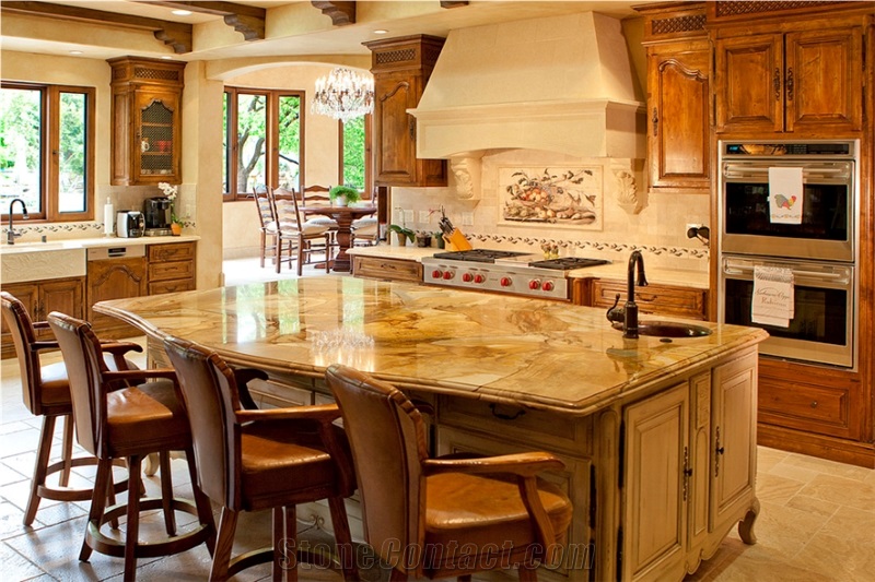 Lowest Price High Quality Brazil Polished/Yellow Quartzite/ Palomino Quartzite Slabs & Tiles & Cut to Size for Flooring and Walling, Own Factory Sales for Project/Hotel/House