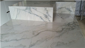 White Calacata Quartzite,White Quartzite, Calacatta White Quartzite
