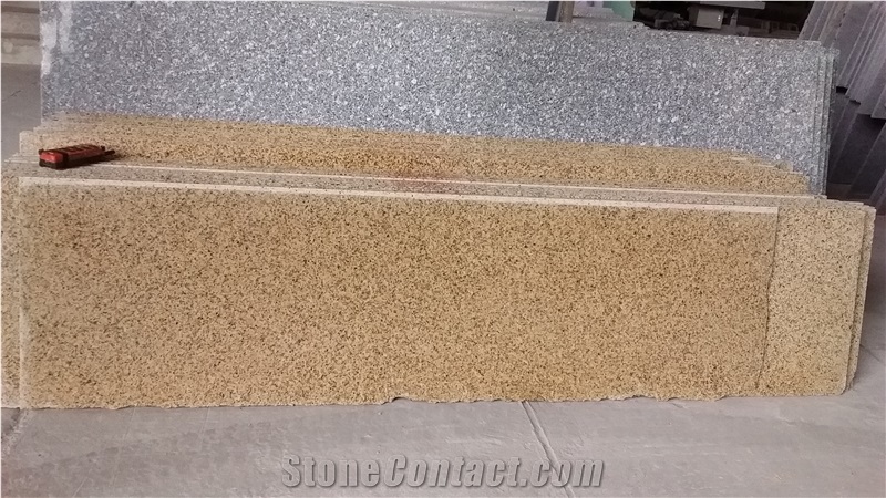 Binh Dinh Yellow Granite Slabs / Tiles, Viet Nam Yellow Granite