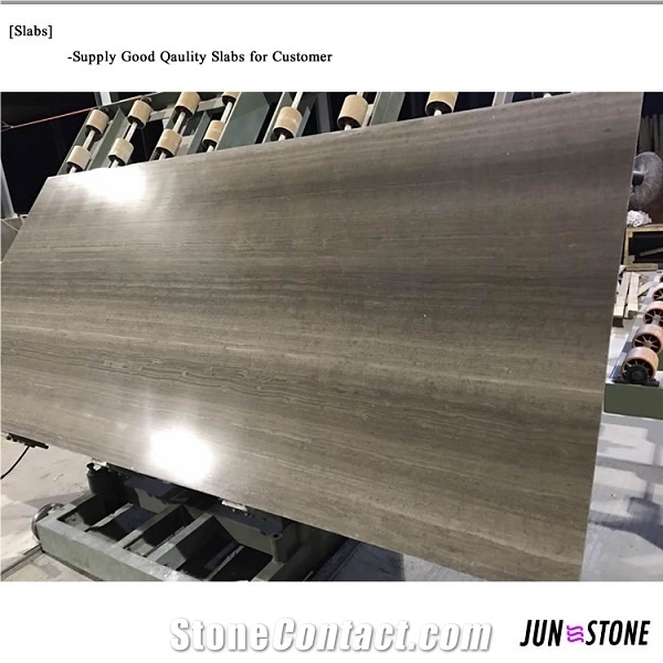 Grey Wood Grain Marble for Bathroom Renovation