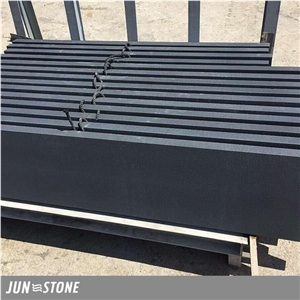 Hainan Black Basalt Stairs, Unique Pattern Basalt Hainan Black Basalt Stairs, Unique Pattern Basalt
