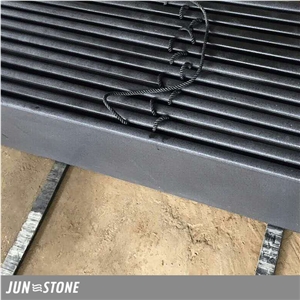Hainan Black Basalt Stairs, Unique Pattern Basalt