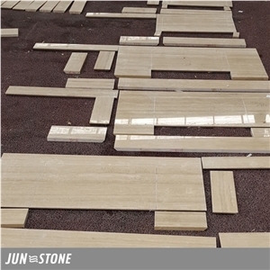 Italian Travertino Silvia Travertine Bath Countertops, Nature Stone Bathroom Vanity Tops