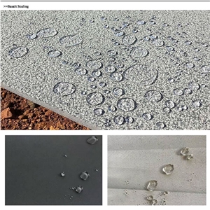 Natural Basalt Stone Stair Steps, Polished Surface Basalt Staircase