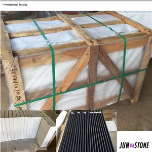 Natural Basalt Stone Stair Steps, Polished Surface Basalt Staircase