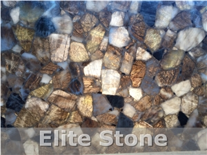 Grey Semi Precious Stone Panels Stone Wall Slabs and Tiles