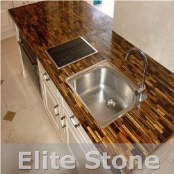 Yellow Golden Tiger Eye Semi Precious Stone Slab 2cm for Kitchen Countertop