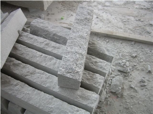 G603 Granite Paving Stone Polished Flamed Pineappled Kerbston Joint Etc.
