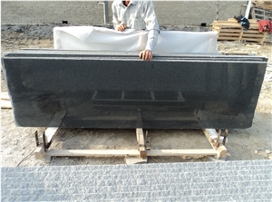 G654 China Granite for Covering Half Slabs with Thin Flowers Polished