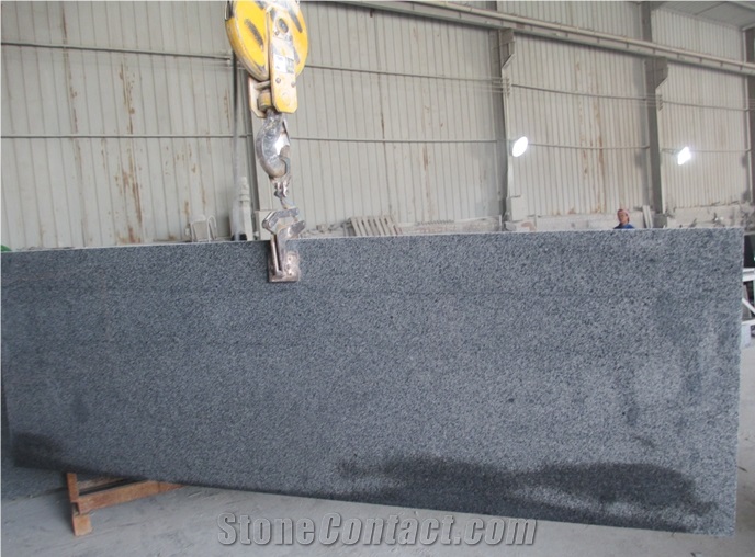 G654 China Granite for Covering Half Slabs with Thin Flowers Polished