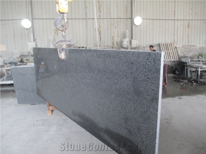 G654 China Granite for Covering Half Slabs with Thin Flowers Polished
