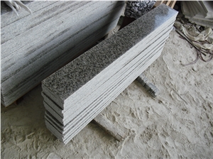 G655 China Granite for Building Stair Steps Polished Flamed