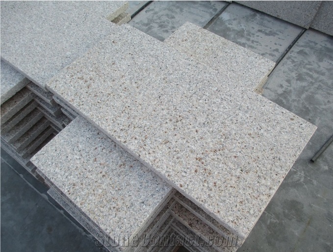 G682 China Granite for Tiles Flamed