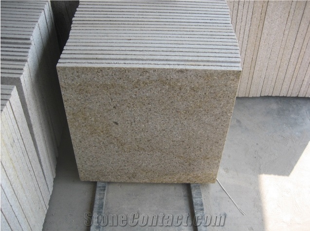 G682 Granite Tiles Polished,Flamed,(Hand)Bushhammered Natural Split Pineappled China