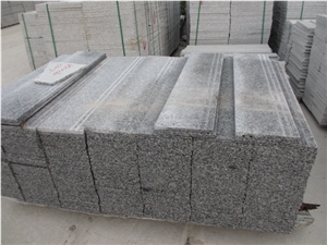 Macheng Sesame White(Medium Flowers) Stair Step with Anti-Skid Slot Granite